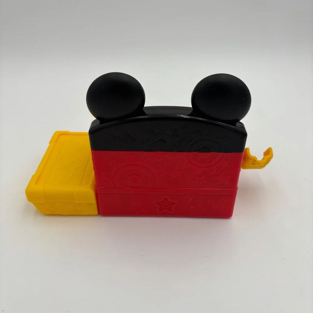 Disney Mickey Mouse Cash Register & Roadster Racers Case Kids Red‎ Not Complete
